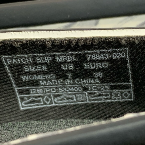 Bogs Womens 7 Patch Slip Marble Gray Black Bloom 78843-020 - Picture 2 of 6